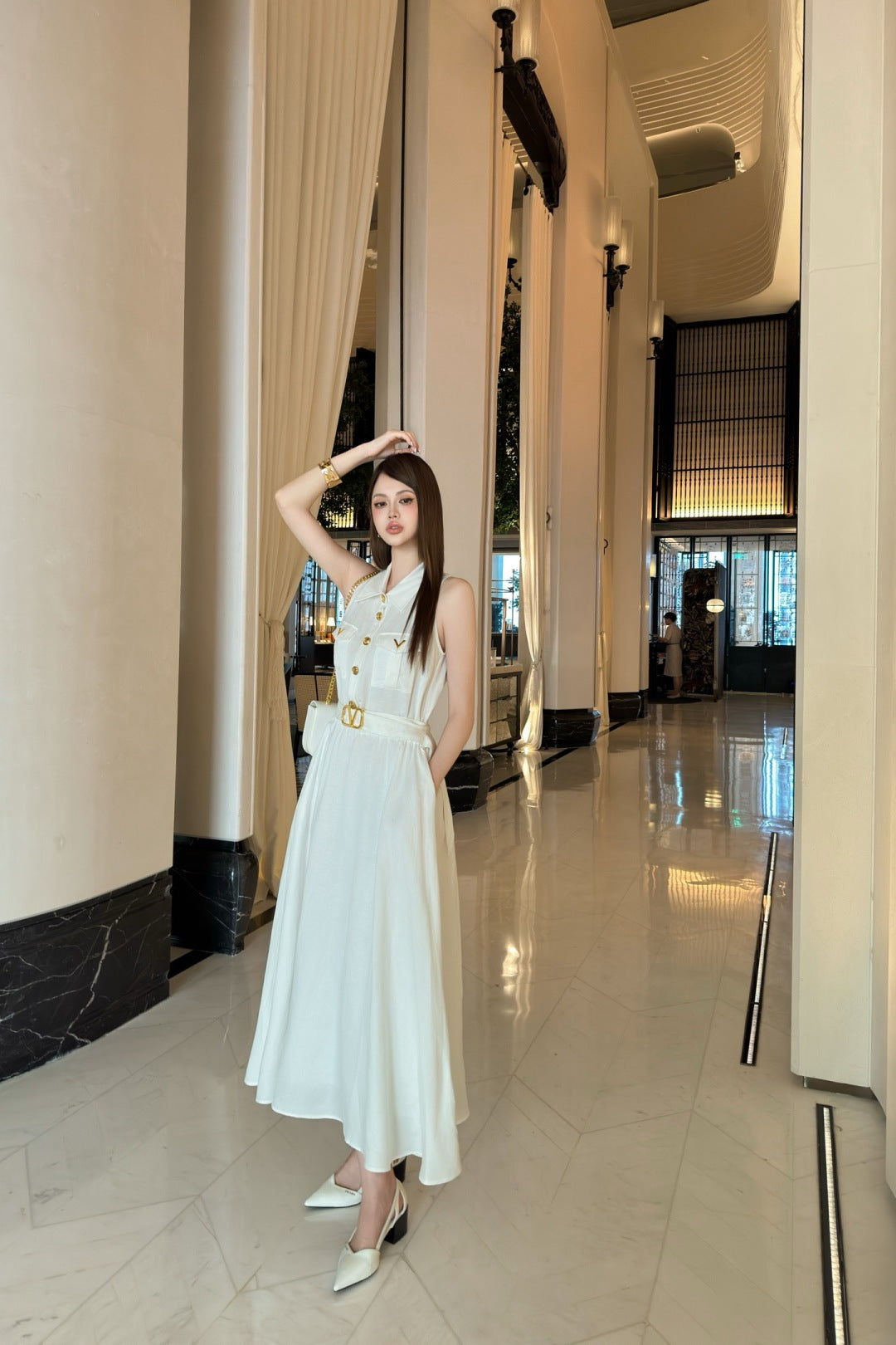 Valen 25ss sleeveless dress