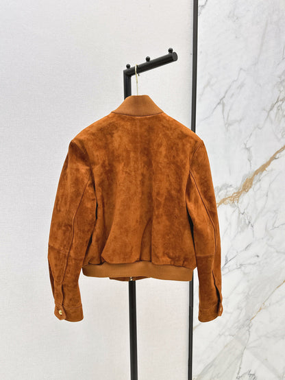 Miu 25fw suede jacket