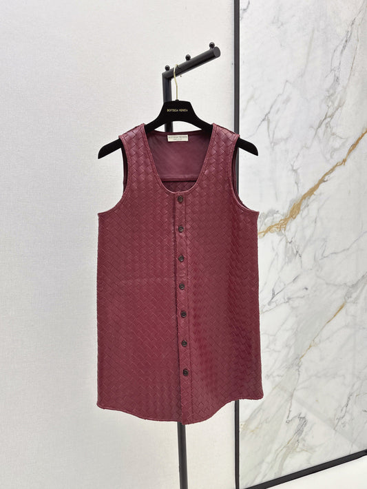 Bottega 25ss leather vest