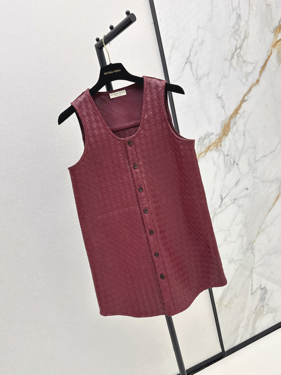 Bottega 25ss leather vest