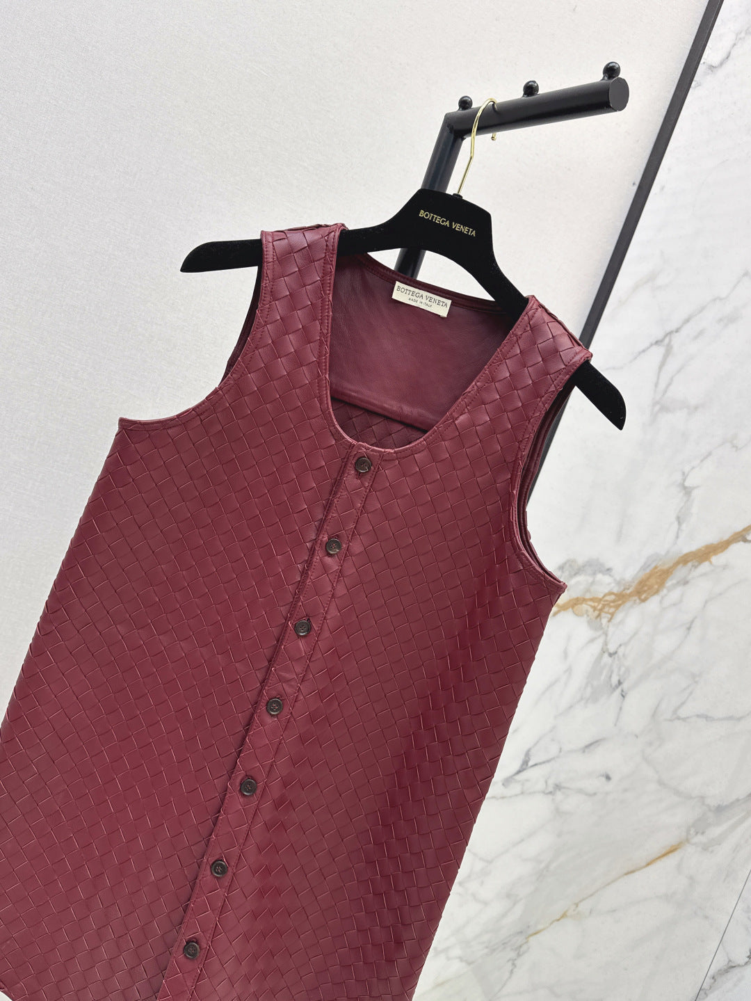 Bottega 25ss leather vest