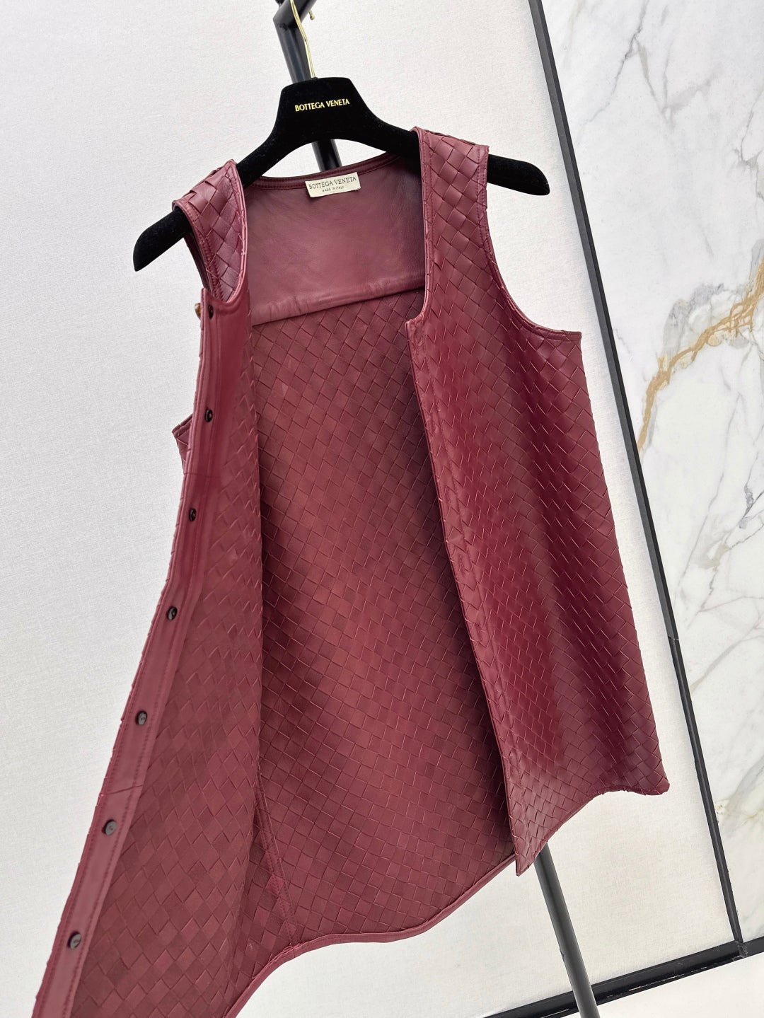 Bottega 25ss leather vest