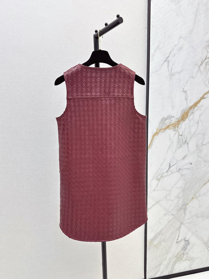 Bottega 25ss leather vest
