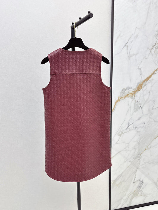 Bottega 25ss leather vest