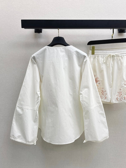 Herm 25fw embroidered suit