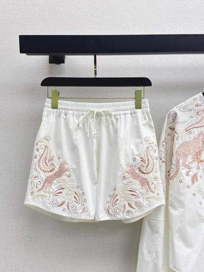 Herm 25fw embroidered suit