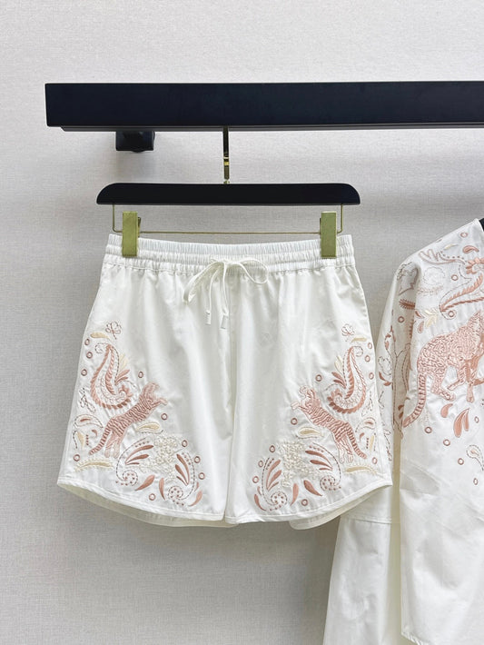 Herm 25fw embroidered suit