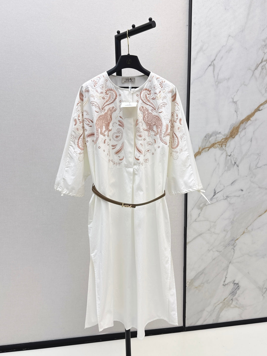 Herm 25fw embroidered dress