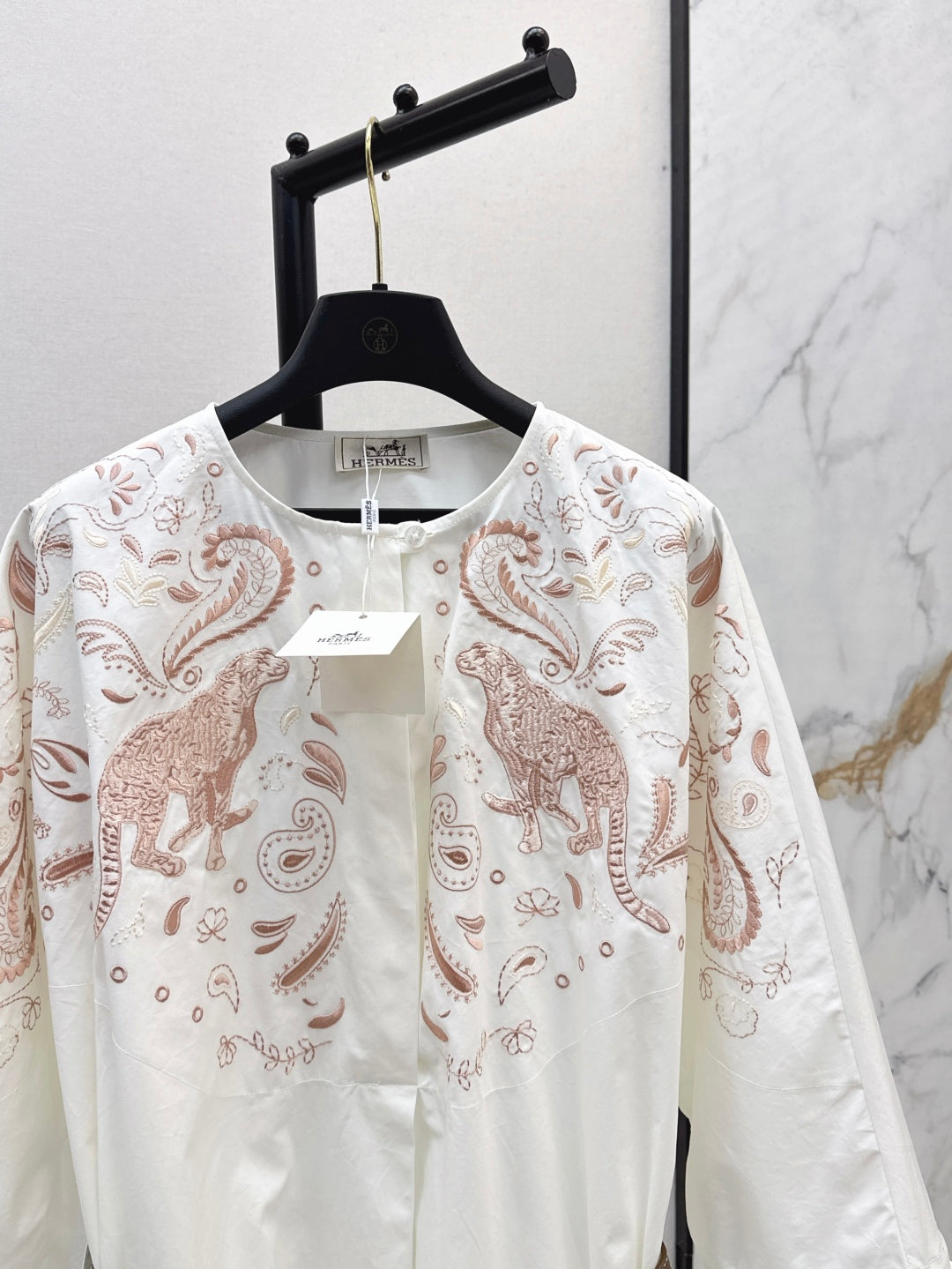 Herm 25fw embroidered dress