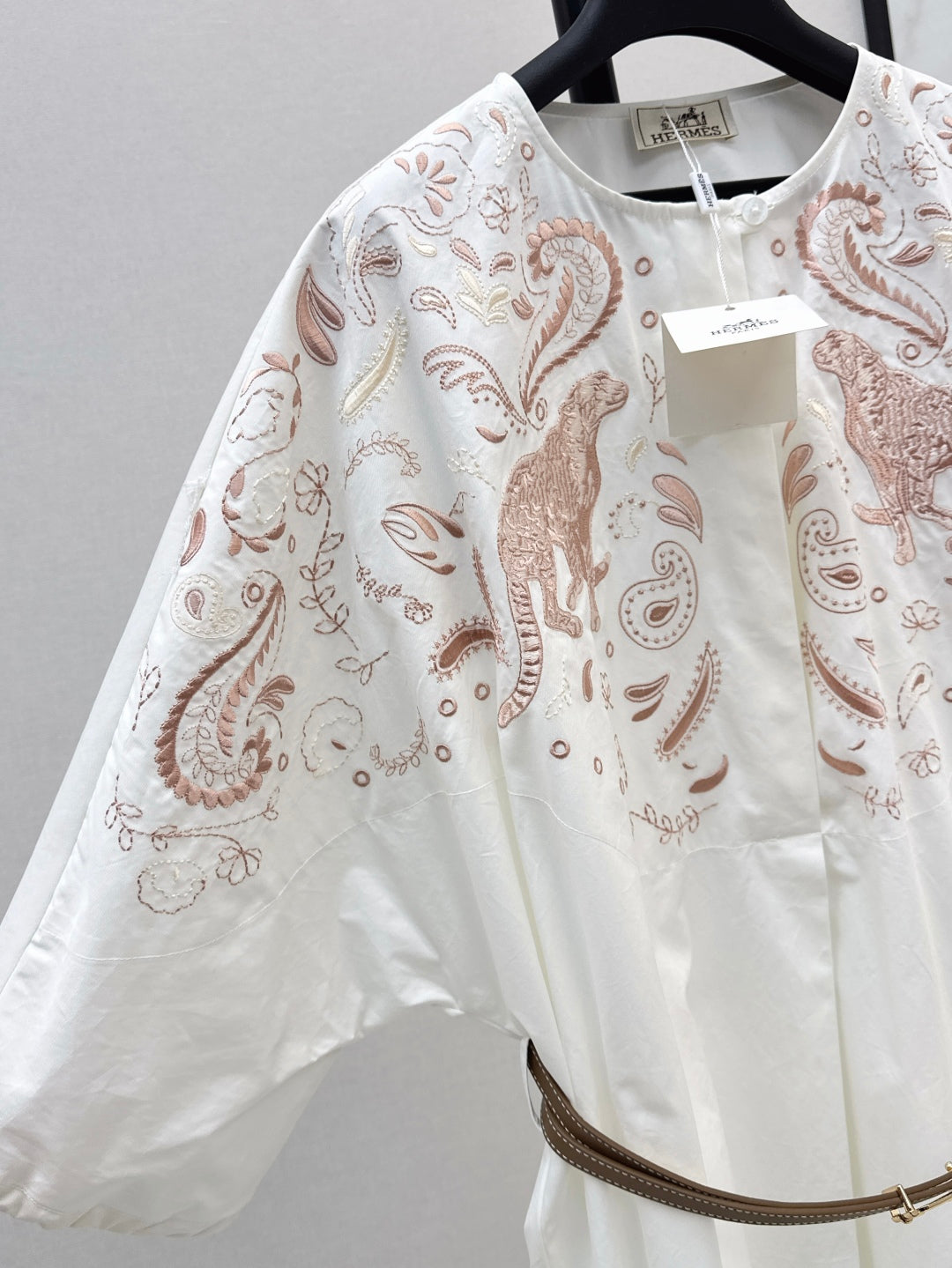Herm 25fw embroidered dress