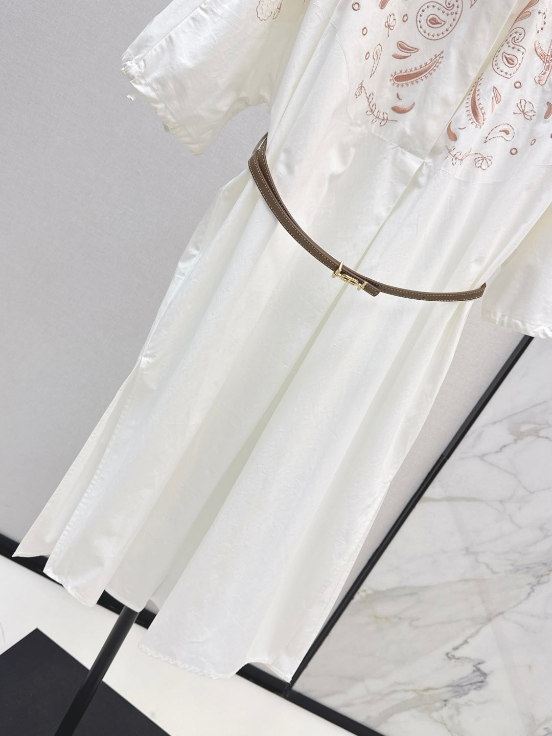 Herm 25fw embroidered dress