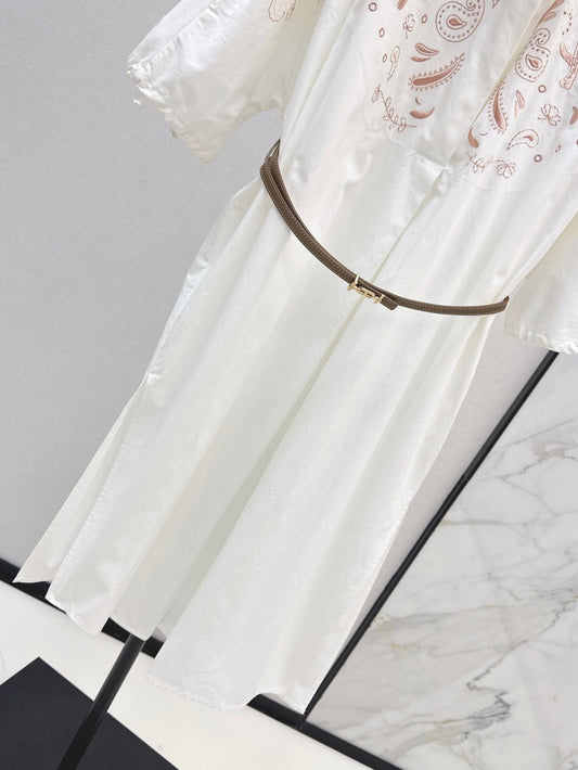 Herm 25fw embroidered dress