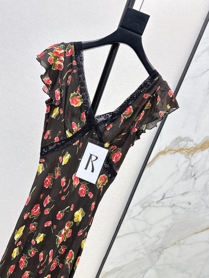 RL 25ss silk dress