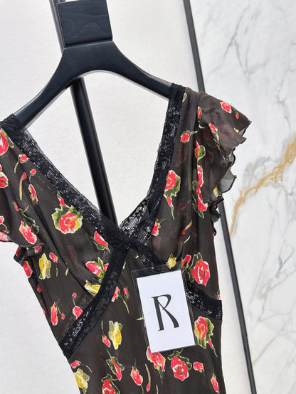 RL 25ss silk dress