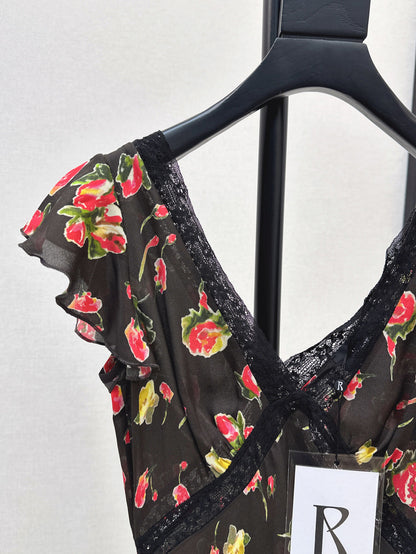 RL 25ss silk dress