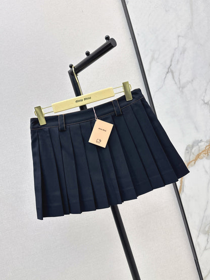 Miu 25ss pleated skirt