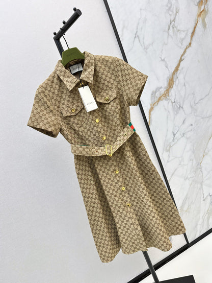 Guc 25ss jacquard dress