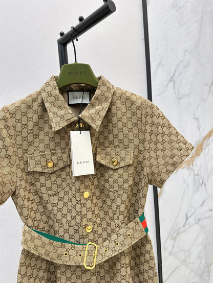 Guc 25ss jacquard dress
