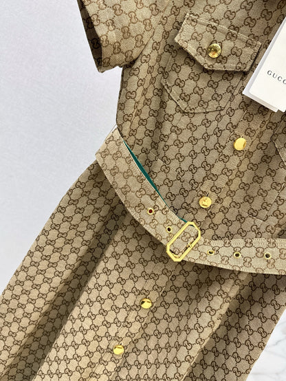 Guc 25ss jacquard dress