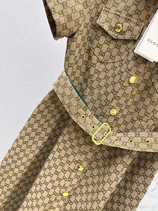 Guc 25ss jacquard dress
