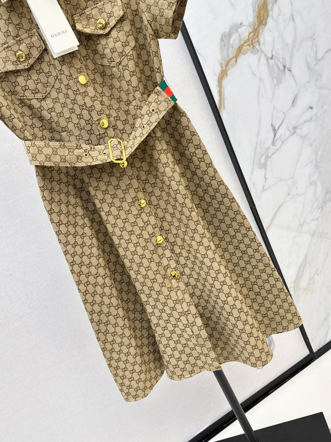 Guc 25ss jacquard dress