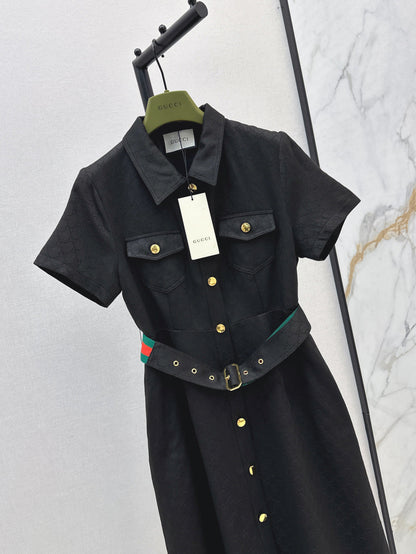 Guc 25ss jacquard dress