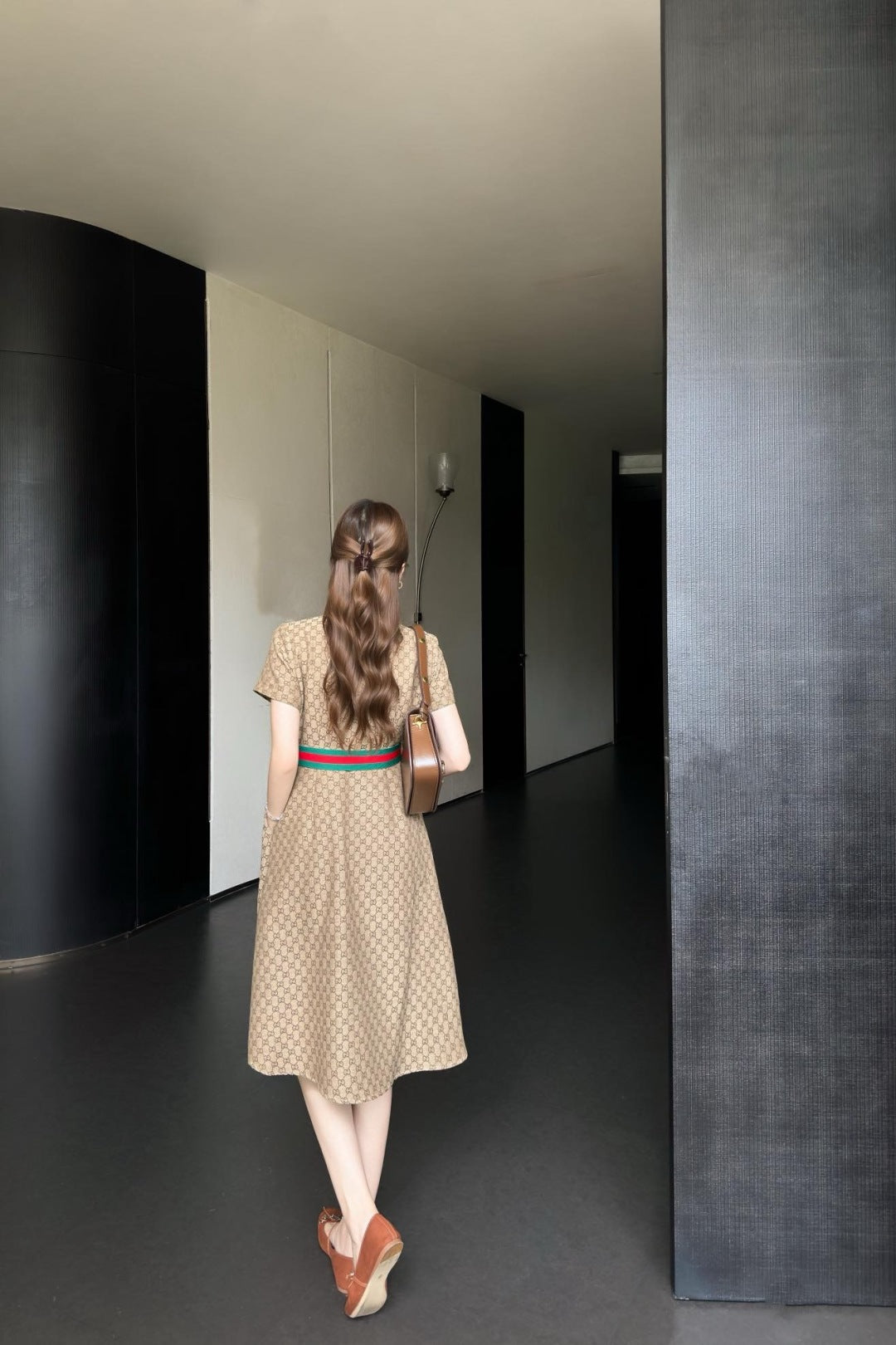 Guc 25ss jacquard dress