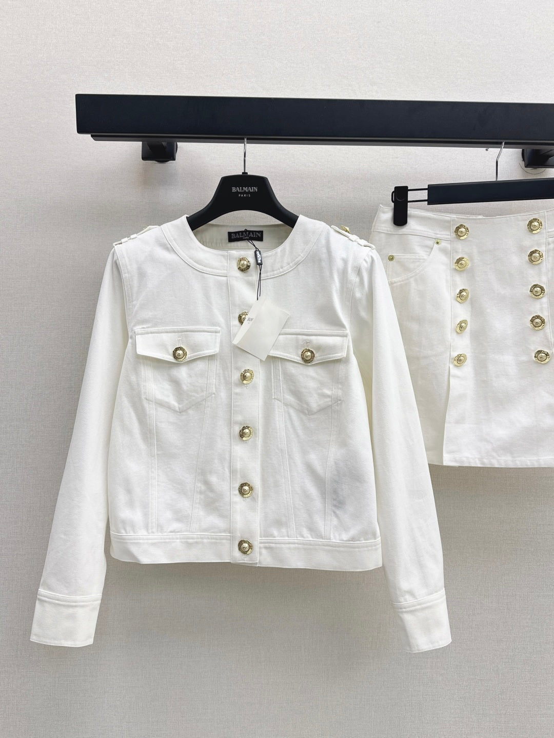 Bal 25fw denim suit