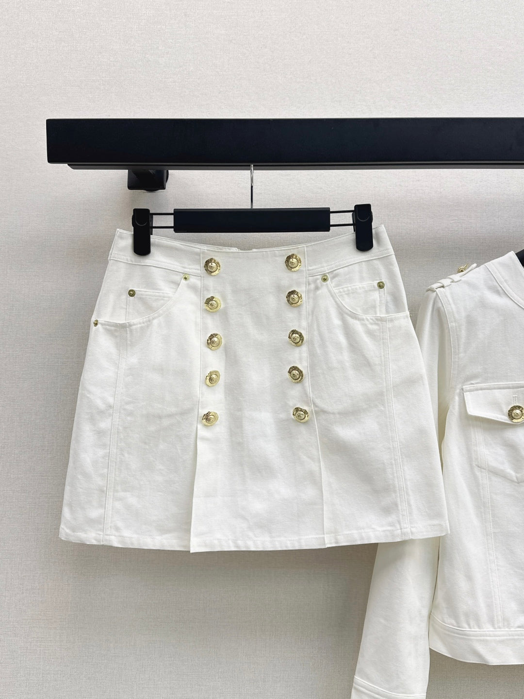 Bal 25fw denim suit