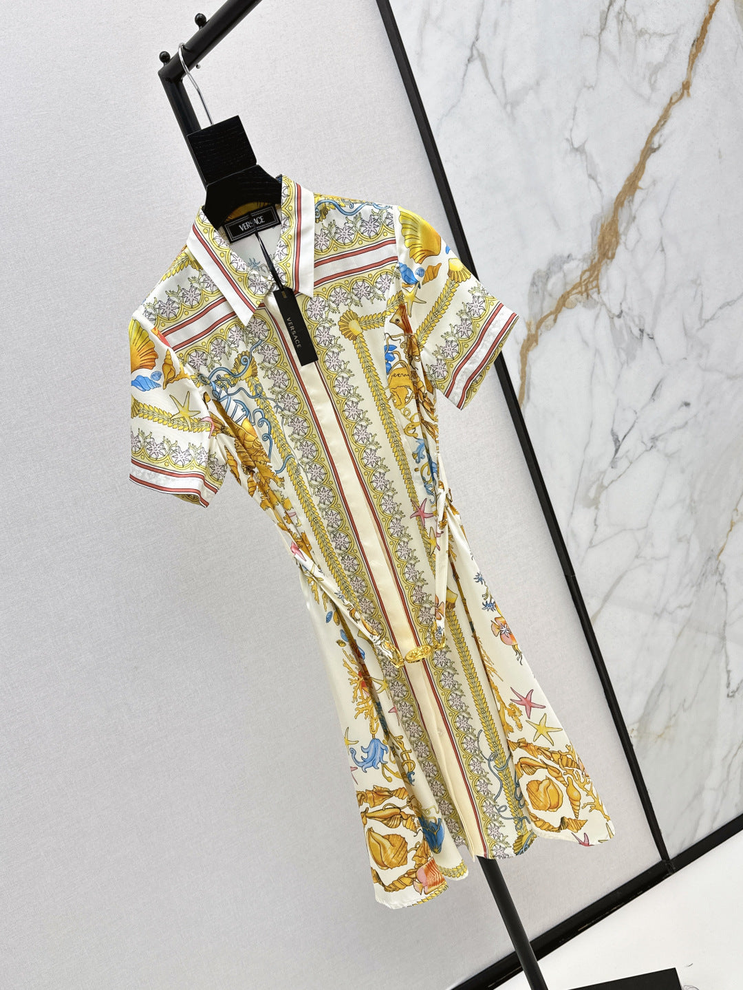 Vers 25ss printed dress