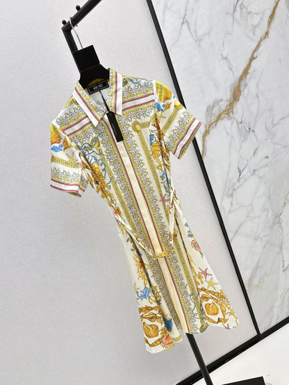 Vers 25ss printed dress