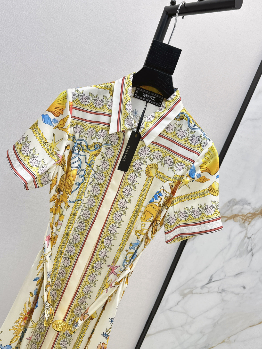 Vers 25ss printed dress