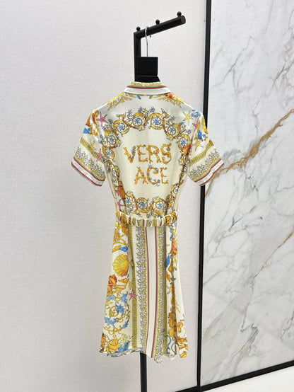Vers 25ss printed dress