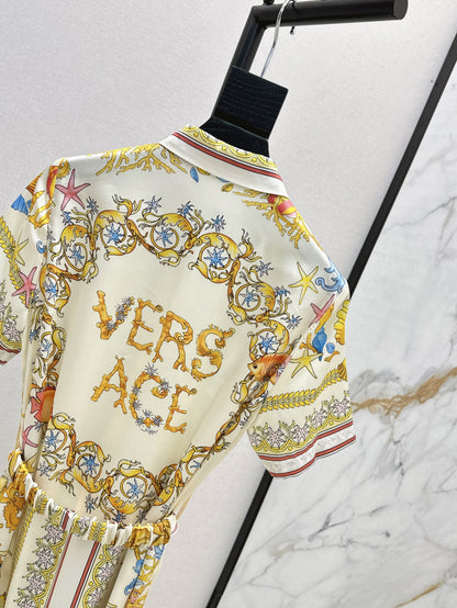 Vers 25ss printed dress