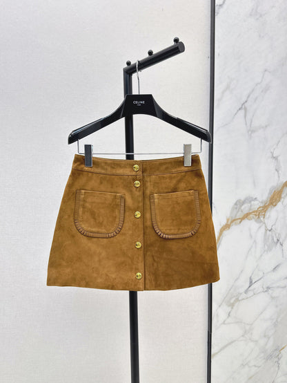 Celi 25fw suede skirt