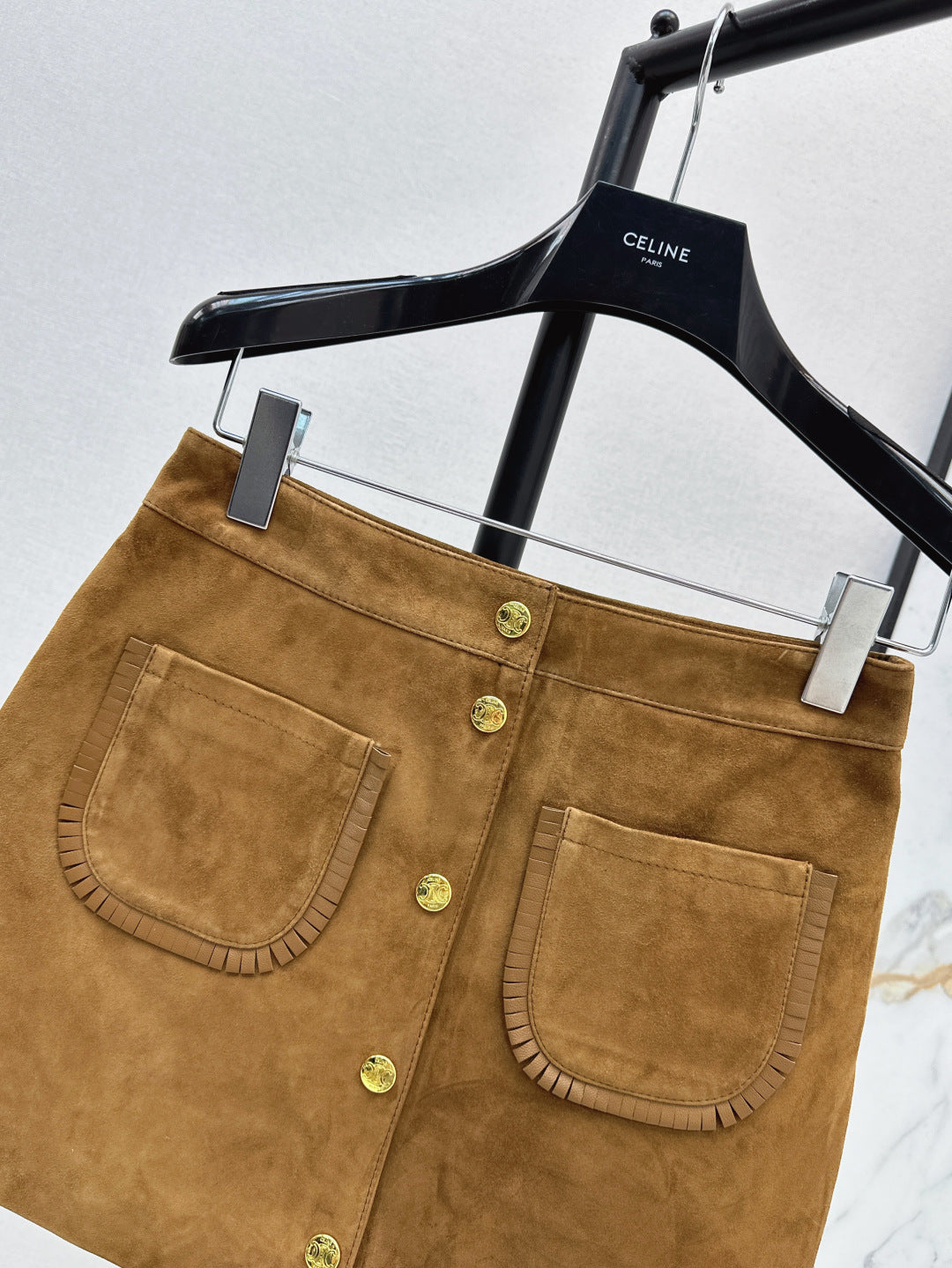 Celi 25fw suede skirt