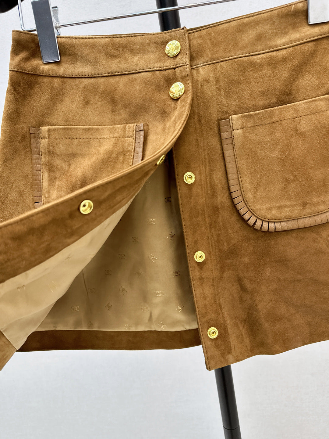 Celi 25fw suede skirt