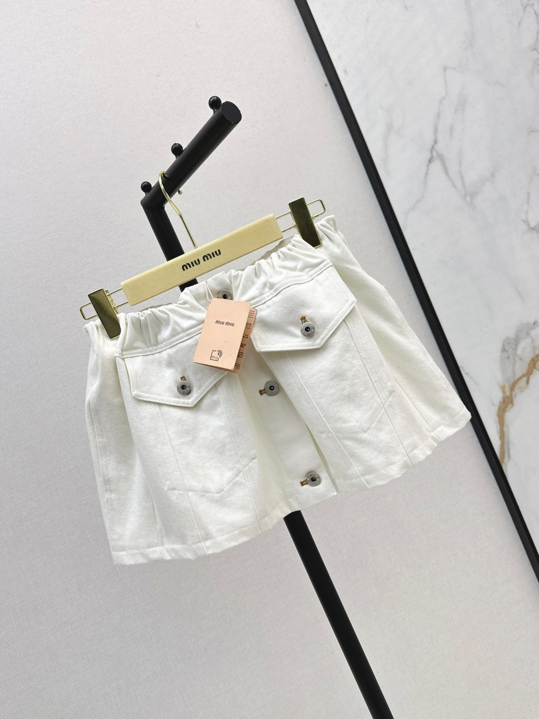 Miu 25fw denim skirt