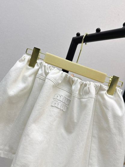 Miu 25fw denim skirt
