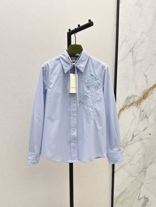 Guc 25fw embroidered shirt