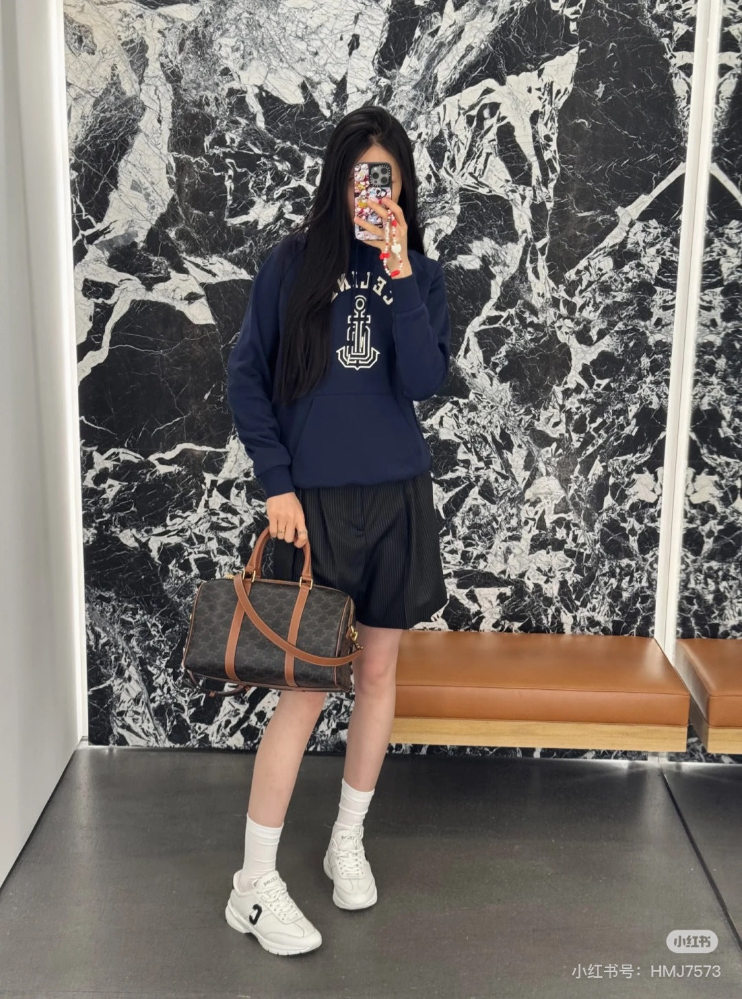 Celi 25fw embroidered hoodie