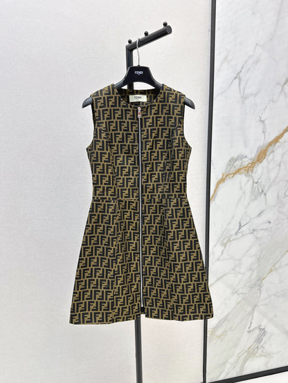 Fend 25fw jacquard dress