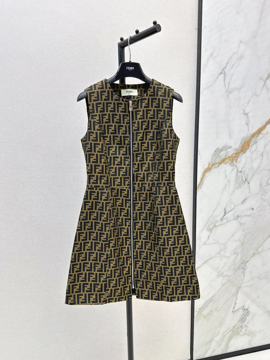 Fend 25fw jacquard dress