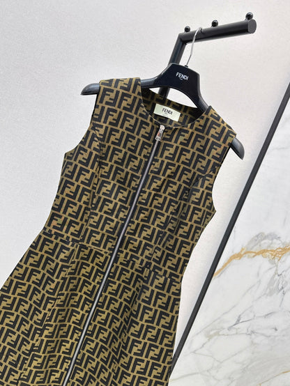 Fend 25fw jacquard dress