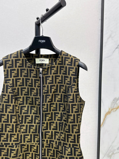 Fend 25fw jacquard dress