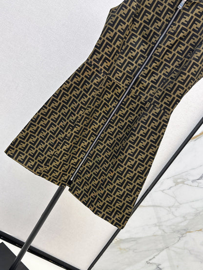 Fend 25fw jacquard dress
