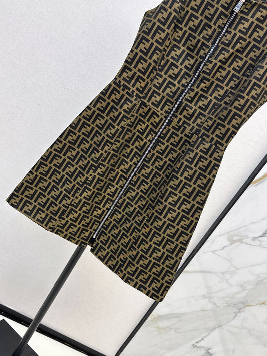 Fend 25fw jacquard dress
