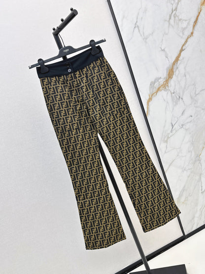 Fend 25fw jacquard pants