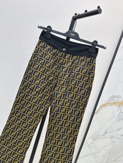 Fend 25fw jacquard pants
