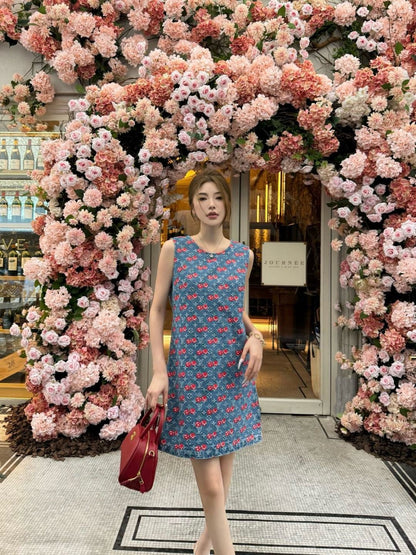 Louis 25ss jacquard dress